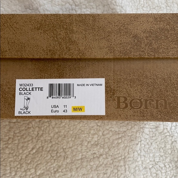 Ladies Born Leather Boots Black Sz 11M Like New! - Picture 10 of 14